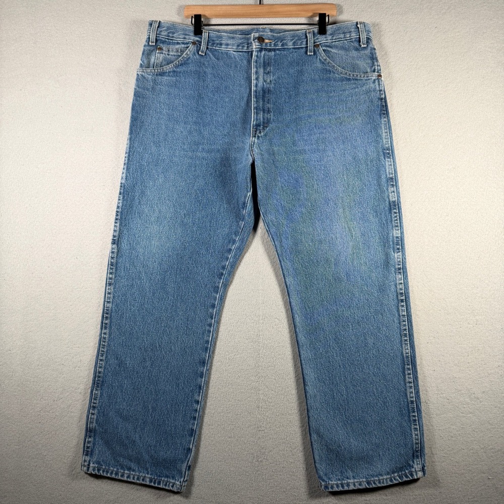 Dickies Mens Relaxed Fit Straight Leg Jeans Blue W40 L29 W718288 Workwear Denim